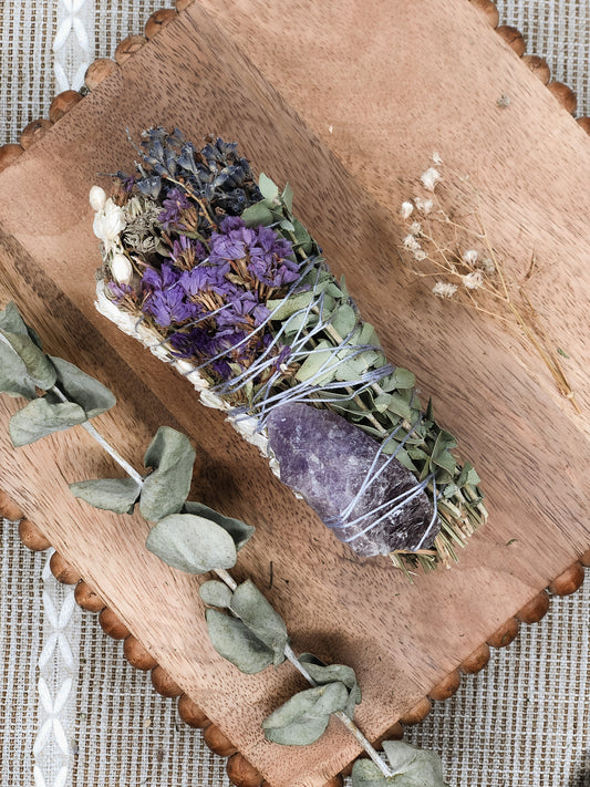 GROUNDING - Floral Wand